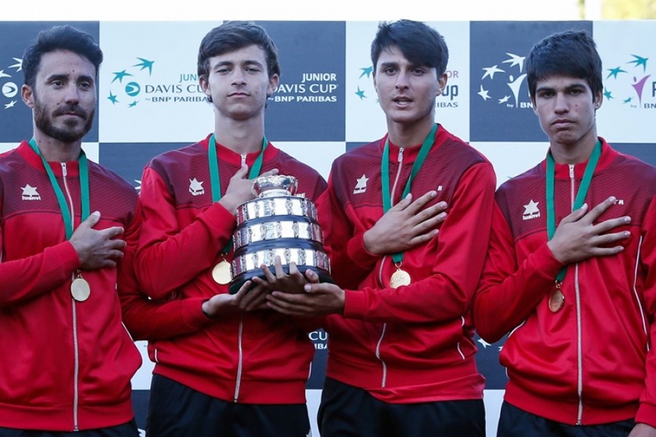 La seleccin espaola MAPFRE Sub16 conquista la Copa Davis Jnior