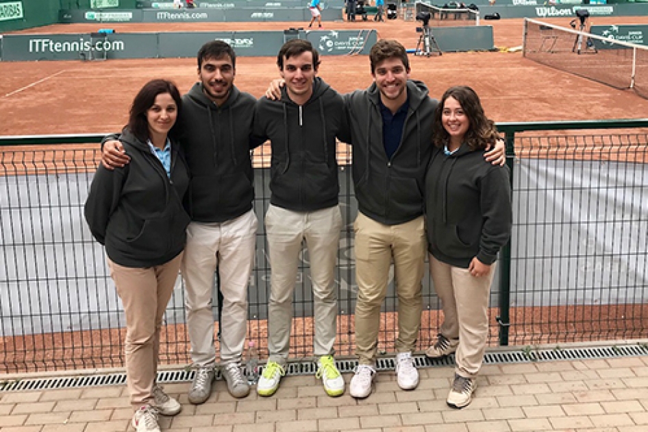 Representacin arbitral espaola en la Copa Davis Jnior y Fed Cup Jnior de Budapest