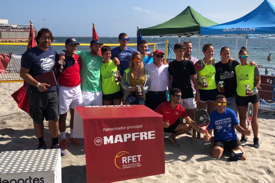 Antomi Ramos/Gerard Rodrguez y Eva Fernndez/Tania Gonzlez, Campeones de Espaa de Tenis Playa