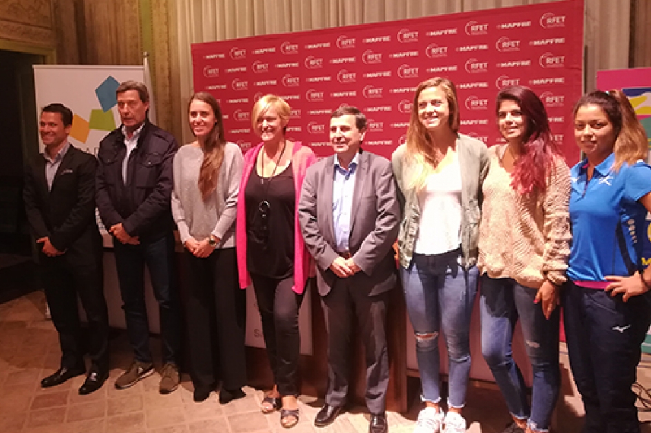 Presentacin del Campeonato de Espaa MAPFRE Absoluto por Equipos Femeninos en Sabadell