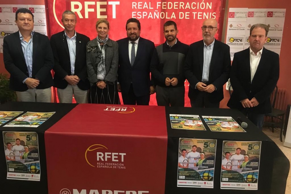 Castelln acoger el Mster del Circuito Aficionados 2018 y la Fiesta del Tenis