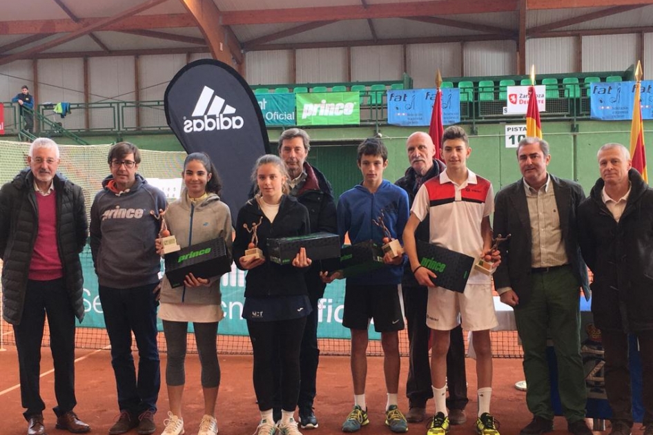 Laura Guberna y Mario Martnez ganan el Mster Nacional Infantil de Tenis en Zaragoza