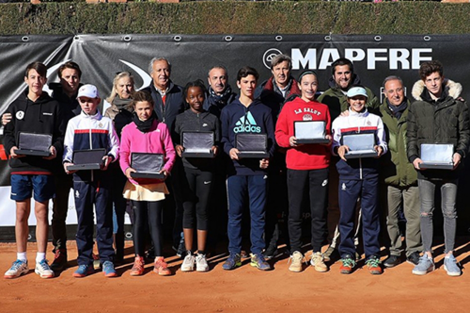 Pepe Len, Naroa Aranzbal, Sergio Planella y Warona Mdlulwa, ganan el torneo inaugural Rafa Nadal Tour by MAPFRE 2019 en Barcelona