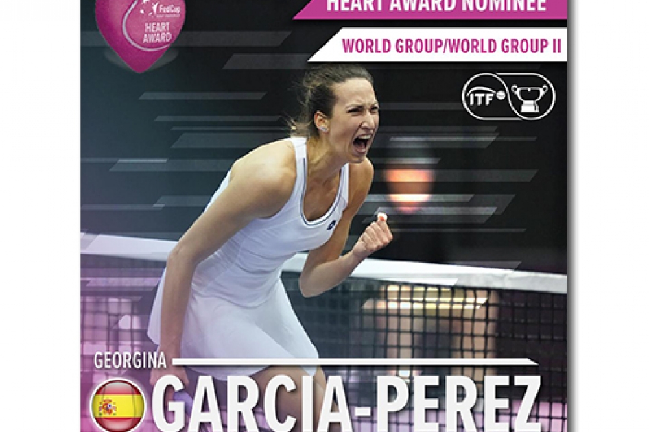 Georgina Garca Prez es nominada al Premio Corazn de la Fed Cup 