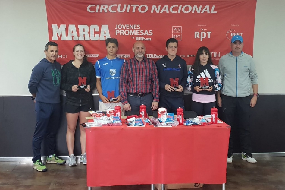 Daniel Sancho y Raquel Gonzlez Vilar ganan el primer torneo Marca Jvenes Promesas en Valencia