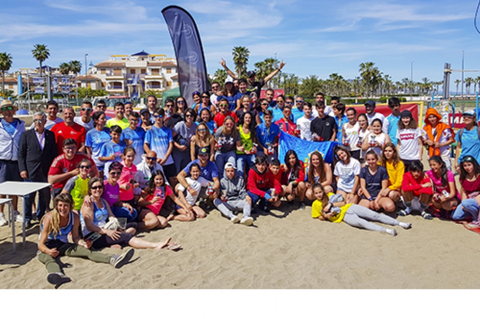 Antomi Ramos/Gerard Rodrguez y Eva Fernndez/Sabrina Lpez se proclaman Campeones de Espaa de Tenis Playa en Vera