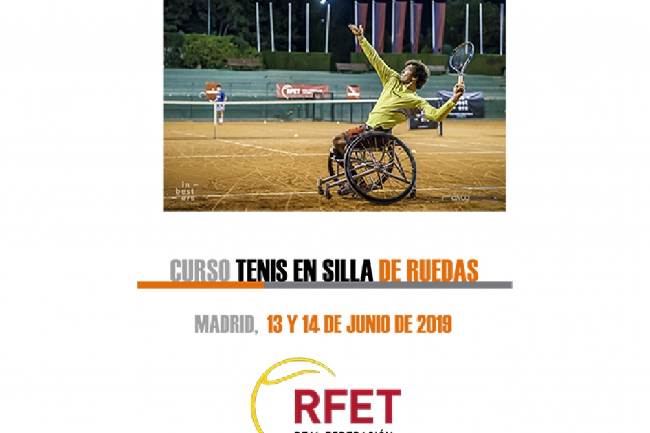 Nuevo curso de especializacin en tenis en silla de ruedas en Madrid los prximos 13 y 14 de junio