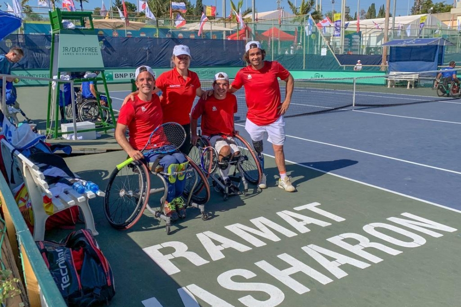 La seleccin espaola MAPFRE de tenis en silla iguala su mejor actuacin en la Copa del Mundo con un 7 puesto