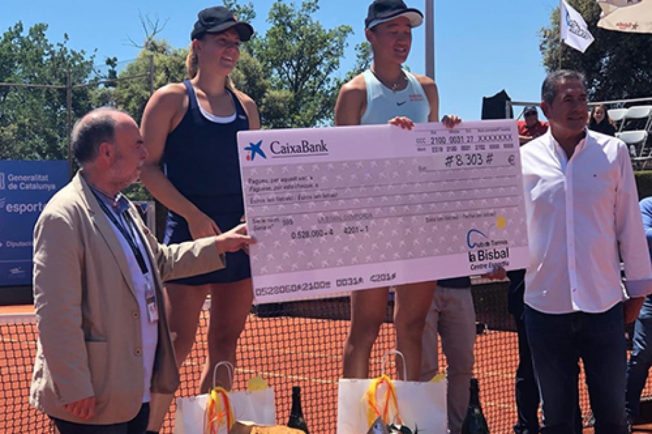 La final aplazada del ITF de 60 mil dlares de La Bisbal da el triunfo a la joven china Xiyu Wang   