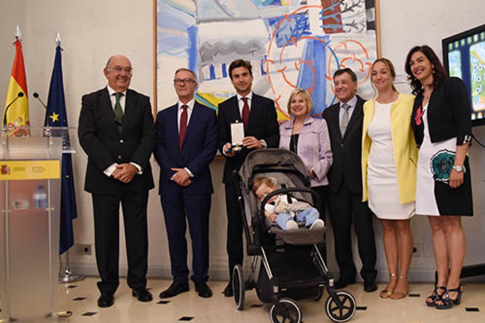 David Ferrer recibe la Medalla de Oro de la Real Orden del Mrito Deportivo