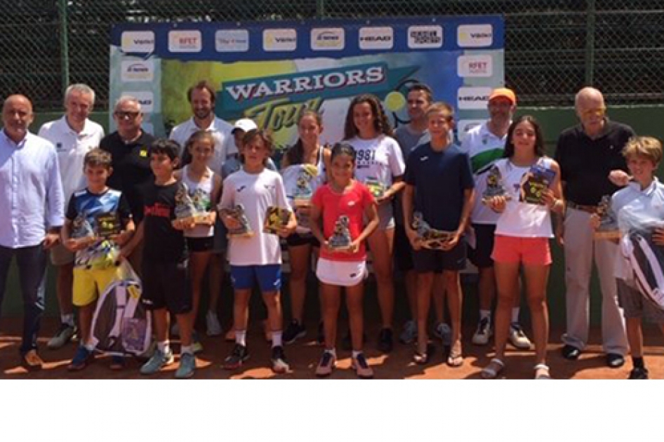 Ganadores del torneo juvenil Warriors Tour de Zaragoza