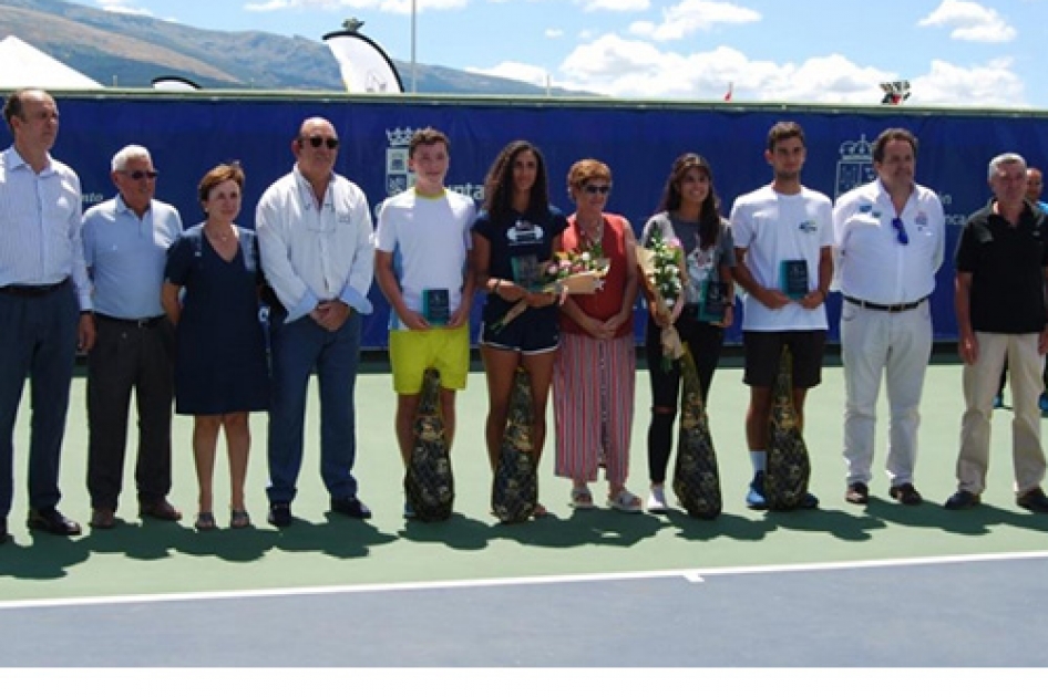 Santiago Plaza y M Jos Luque ganan el torneo de Bjar puntuable para las IBP Tennis Series - Circuito Nacional de Tenis RFET