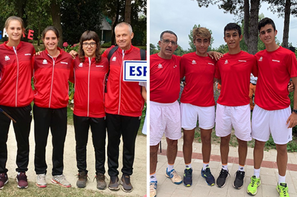 Las selecciones espaolas jnior femenina y cadete masculina jugarn por el ttulo europeo en las Copas de Verano