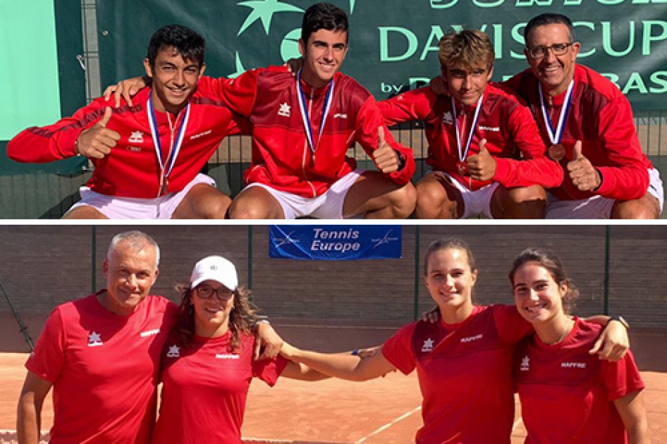 Dos medallas de bronce para las selecciones espaolas MAPFRE en las Copas de Verano europeas