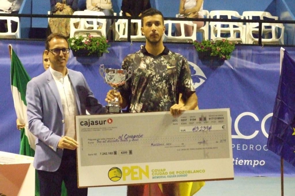 El Open de Tenis Ciudad de Pozoblanco acaba con triunfo del joven francs Rayane Roumane