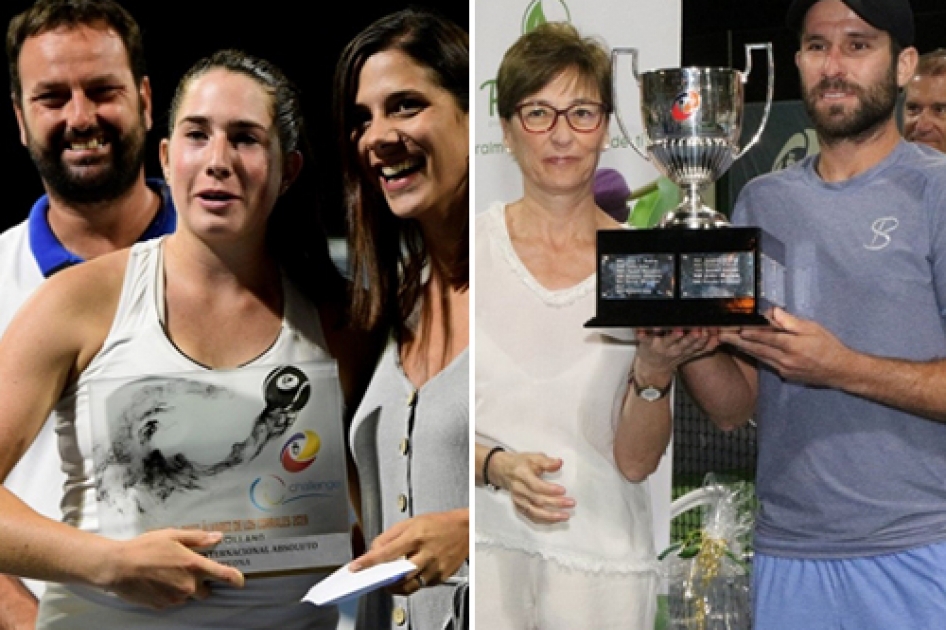 Jordi Muoz y Celia Cervio se llevan el Trofeo Challenge de Puertollano en las IBP Tennis Series - Circuito Nacional de Tenis RFET