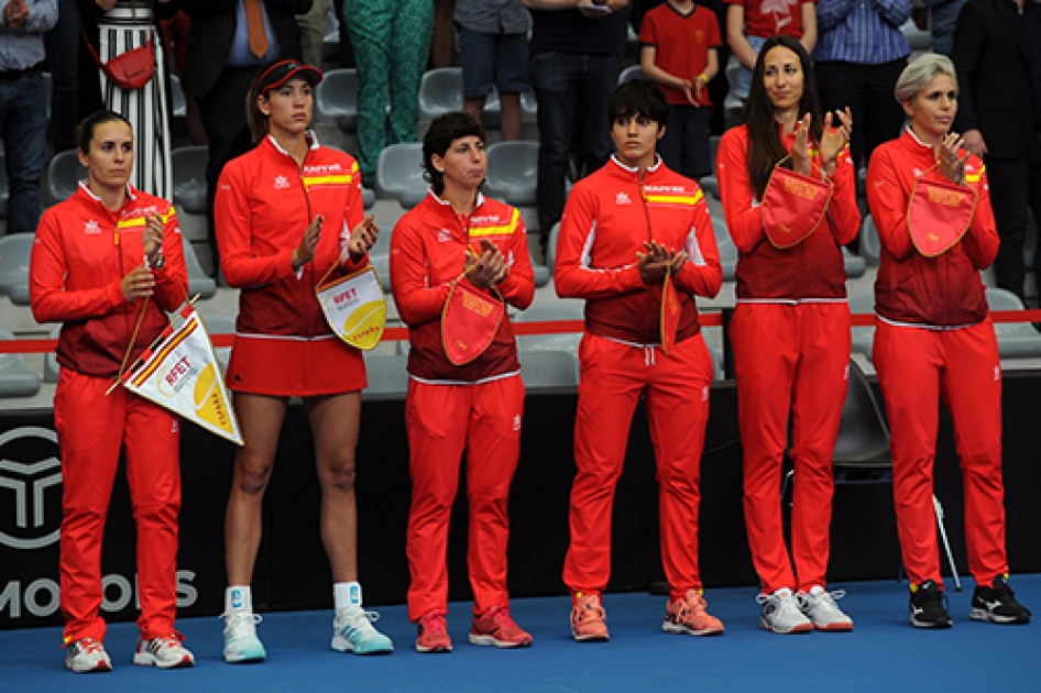 La Seleccin Espaola MAPFRE recibir a Japn por un puesto en las Finales de la  Fed Cup 2020