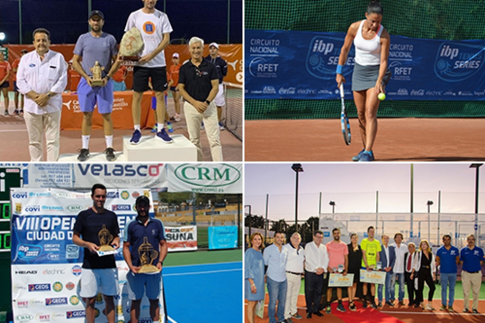 Nuevos torneos de las IBP Tennis Series en Baza, La Rambla y Guadalajara