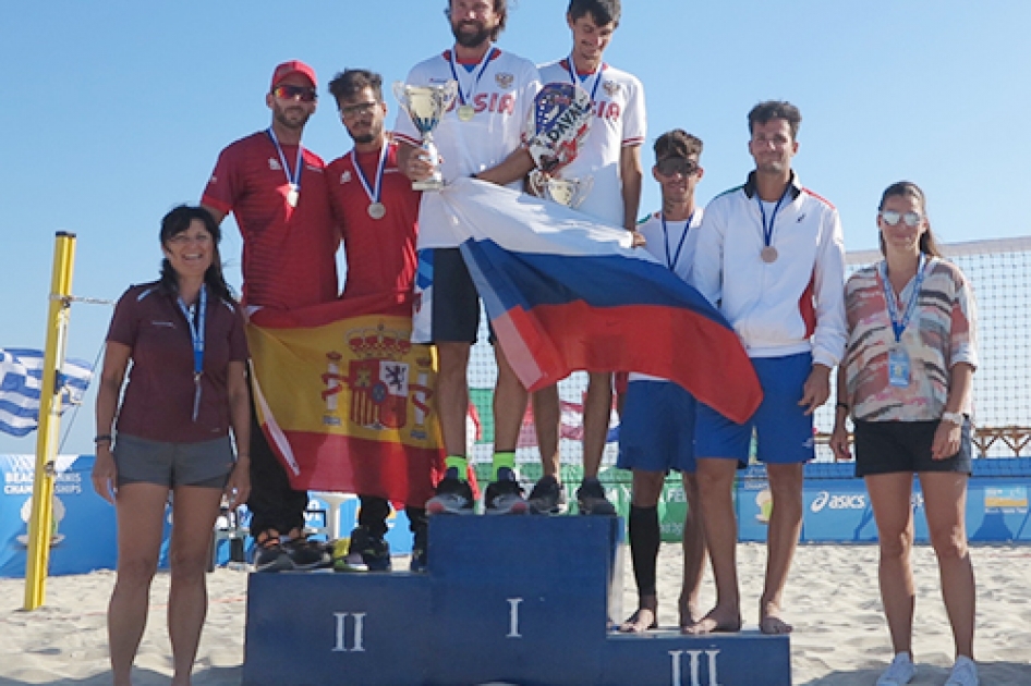 Antomi Ramos y Gerard Rodrguez se proclaman Sucampeones de Europa de Tenis Playa