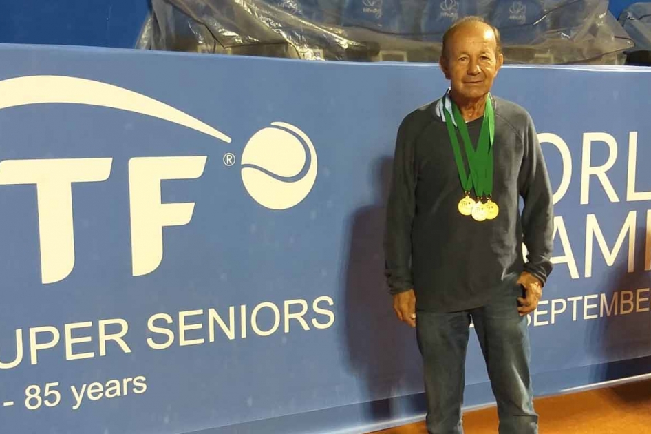 Jairo Velasco logra la triple corona en el Campeonato del Mundo de Veteranos +70