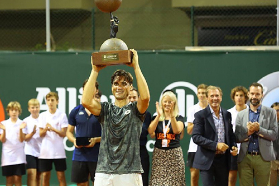 David Ferrer debuta en el ATP Champions Tour con victoria en Mallorca