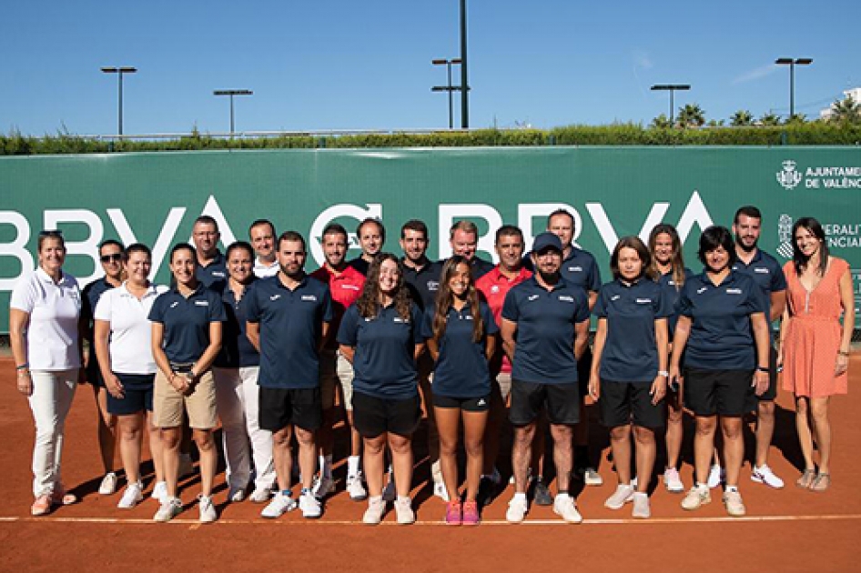 Equipo arbitral del BBVA Open Ciudad de Valencia de 60 mil dlares