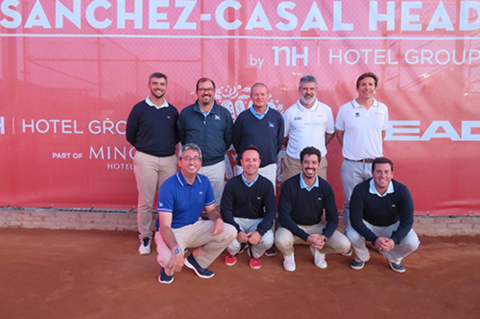 Equipo arbitral en el ATP Challenger Snchez-Casal Head by NH Hotel Group