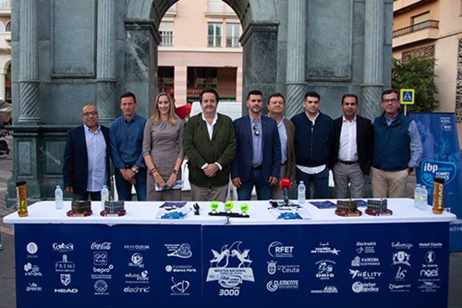 Ceuta presenta el Mster Nacional 2019 de las IBP Tennis Series - Circuito Nacional de Tenis RFET 