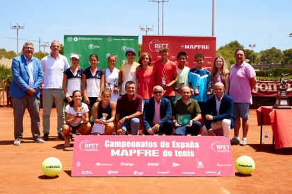 Paula Corts e Izan Baares conquistan el Campeonato de Espaa MAPFRE de Tenis Infantil en Valencia