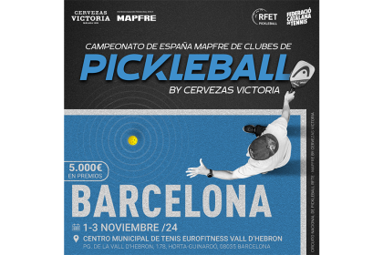 Barcelona ya prepara el primer Campeonato de Espaa MAPFRE de Clubs de Pickleball by Cervezas Victoria