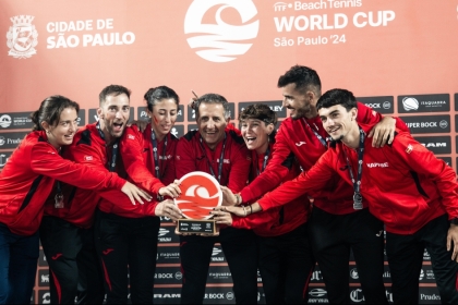 La Seleccin Espaola MAPFRE se hace con el subcampeonato mundial de Tenis Playa en Brasil