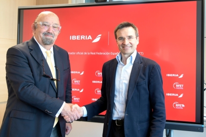 La RFET e Iberia renuevan su acuerdo de patrocinio y línea aérea oficial de las selecciones españolas de tenis