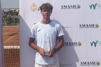Final de Valentín González-Galiño en el prestigioso torneo ITF júnior J500 de El Cairo
