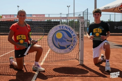 Pablo Jiménez y Anna Serafimovitch dominan la Antonio Hernández Cup infantil en El Prat de Llobregat