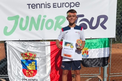 Primer éxito internacional para Alejandro Romero en un Sub'12 de Eslovaquia