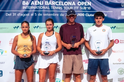 Triunfos de Jorge Martínez y Alba Mª Coromina en el internacional júnior de Vic