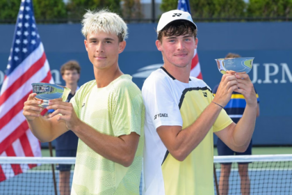 Valentín González-Galiño, campeón júnior del US Open de dobles junto al francés Aaron Gabet