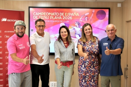 Castellón presenta la 5ª edición del Campeonato de España de Tenis Playa por Equipos de Club