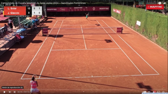 Campeonato de Espaa MAPFRE de Tenis Jnior 2024 - Semifinales Femeninas